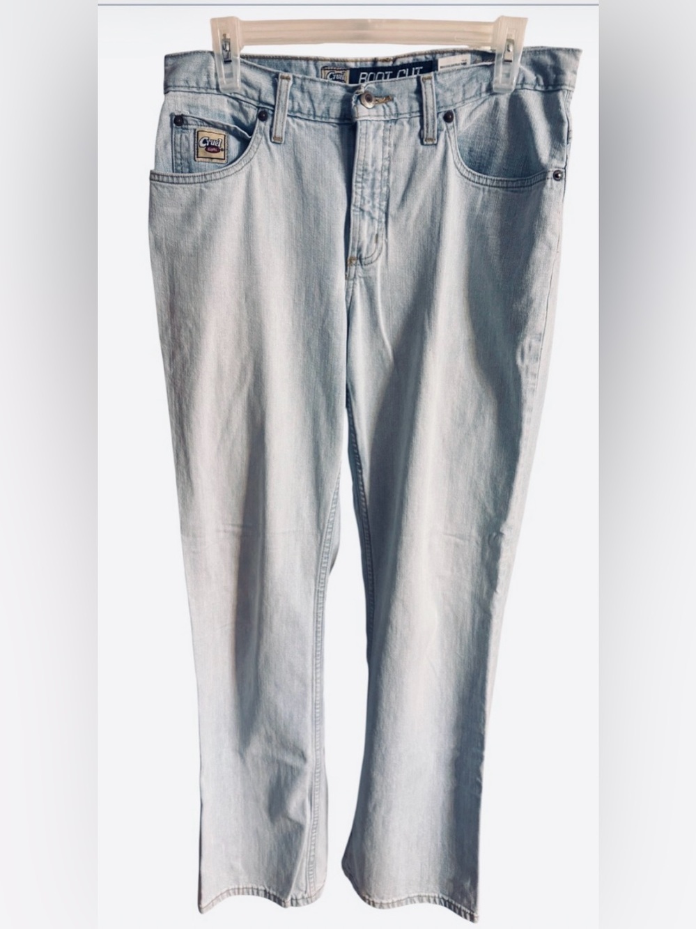 cruel girl vintage Bootcut Light Wash Jeans. Jr‎ size 11. Y2K. '90's. 32" length